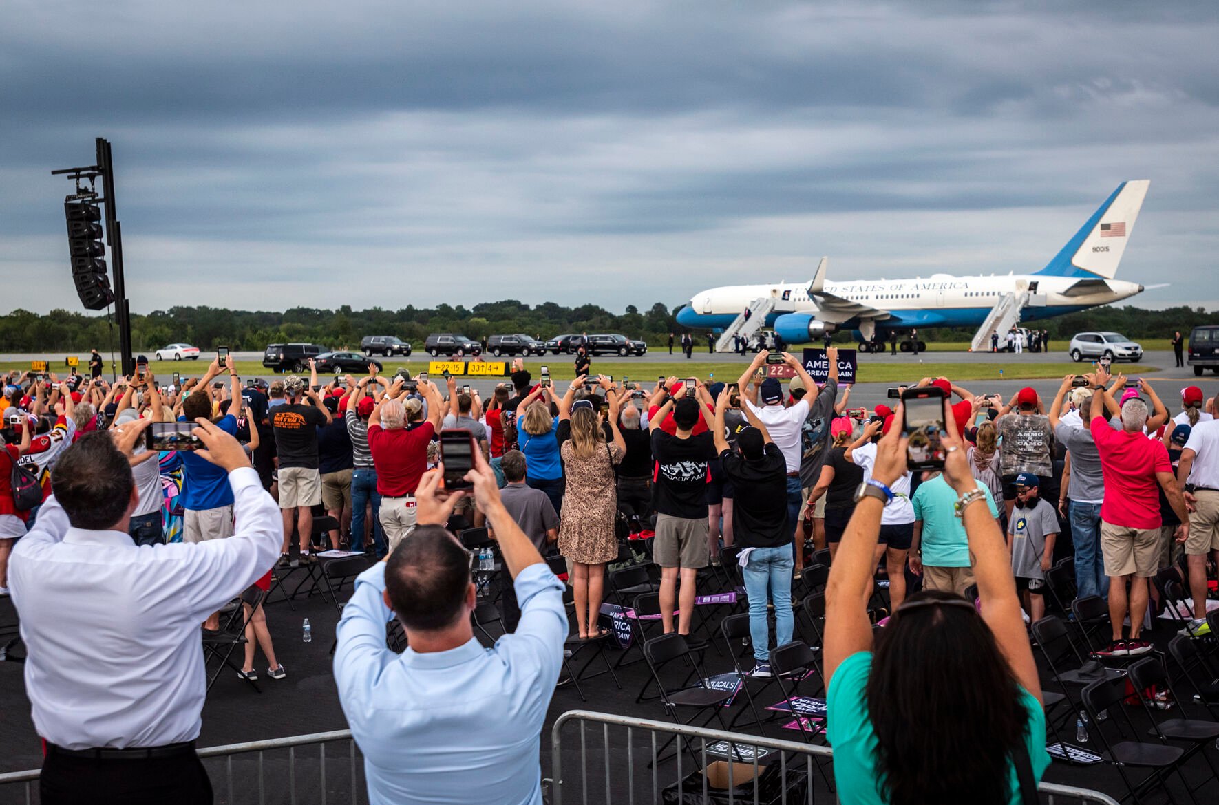 Trump rally brings exposure to local airport image