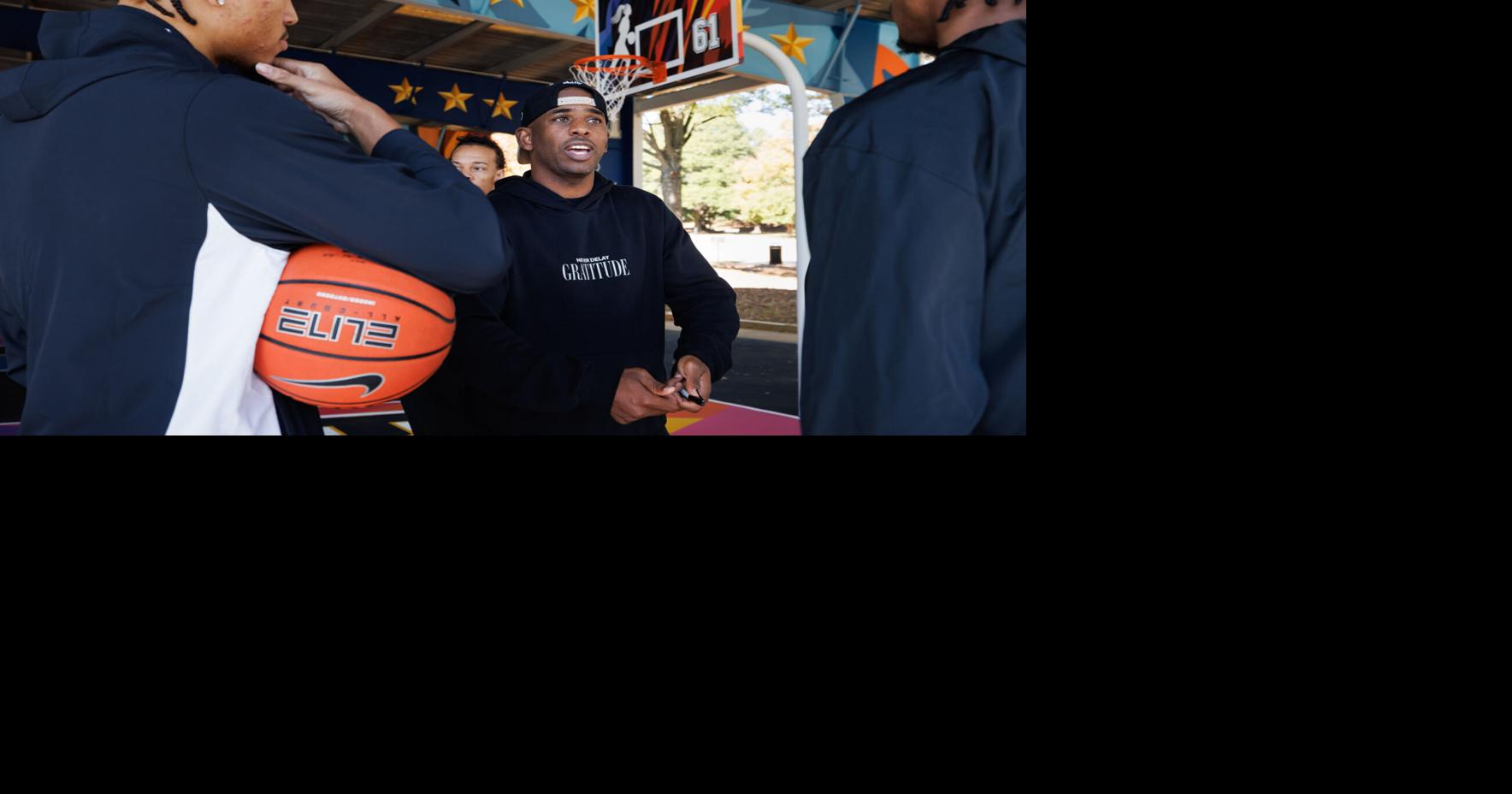 See the photos: Winston-Salem basketball courts designed in honor of NBA star Chris Paul