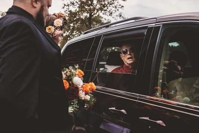 “What I remember most about that special day is my grandpaw making it to our wedding," Carl Hill says. "The last words we heard him say was to my wife, ‘Welcome to the family.’ He passed away the next morning."