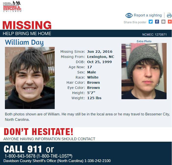 North Carolina's missing children Galleries