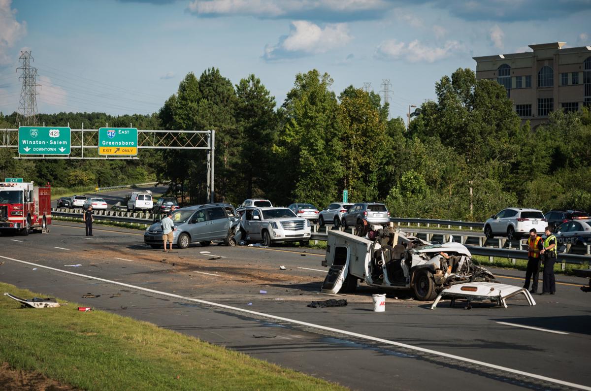 4vehicle wreck on US 421 northbound in WinstonSalem tied up traffic
