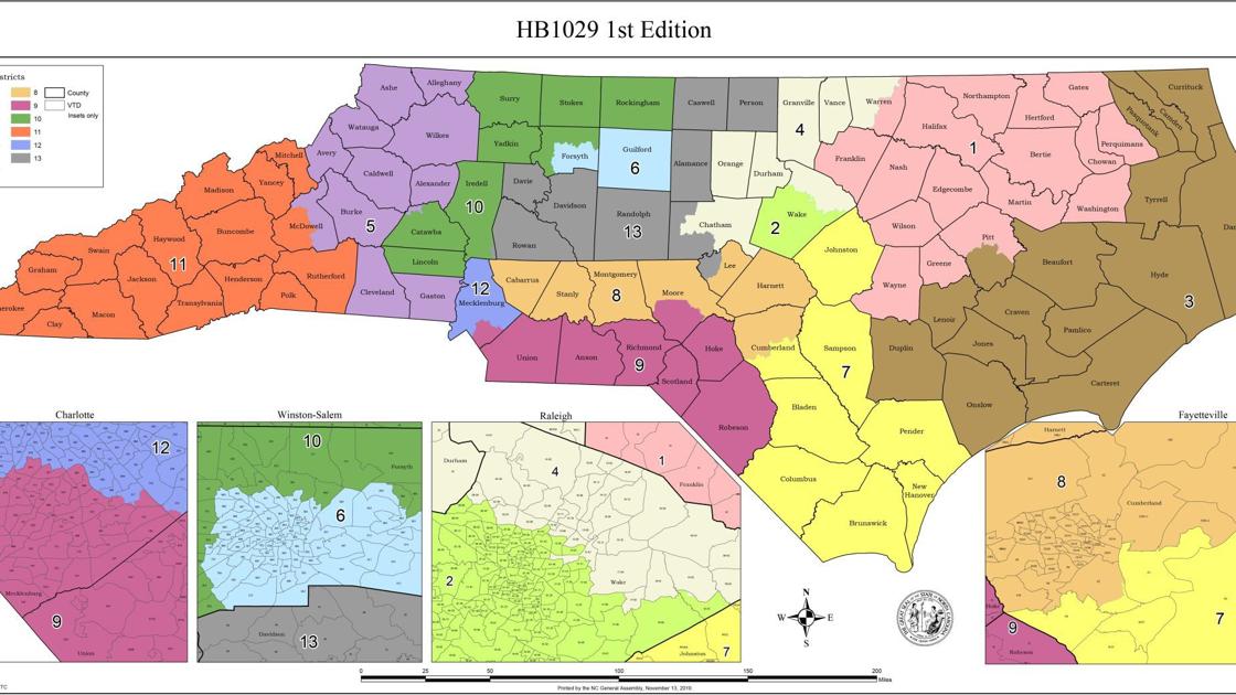 Judges Give Ok To Congressional District Maps Candidates For House Can Start Filing Immediately Journalnow Com Forsyth County Redistricting Map 2022