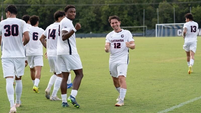 Men’s Soccer Surges in Second Half, Blanking Barton 3-0