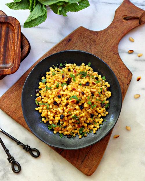 Pearl Couscous Pilaf