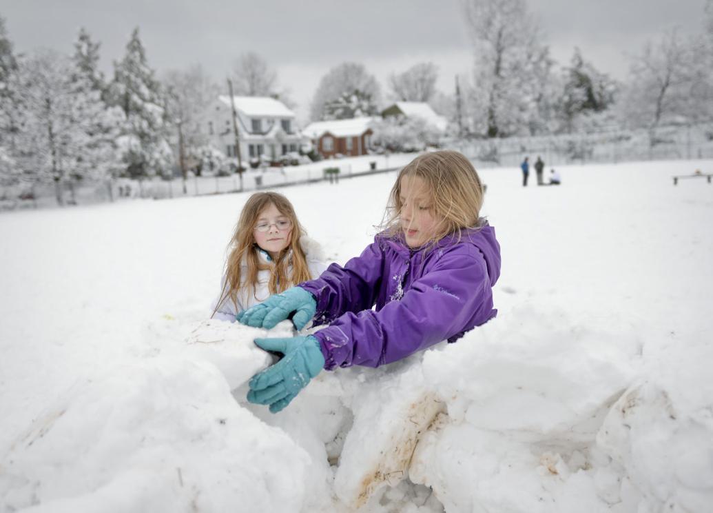 Wet snow blankets WinstonSalem