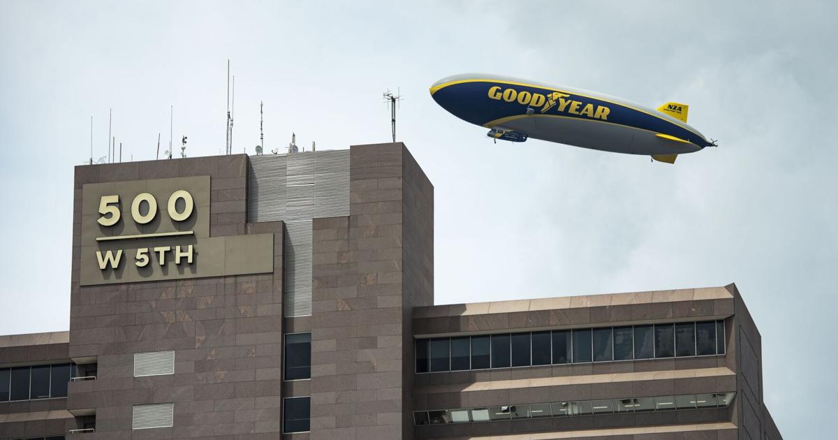 Ask SAM: What is the Goodyear blimp doing here?