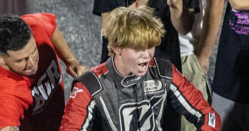 15-year-old wins Bowman Gray Stadium race on Saturday night