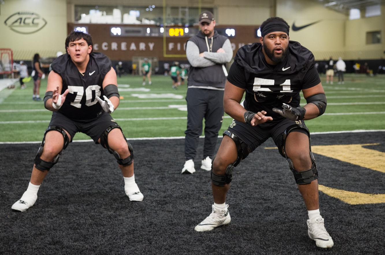 Wake Forest Deacons Football first spring practice Winston