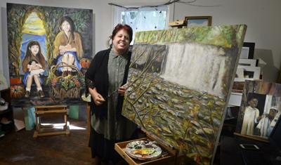 Winston Salem Artist Calls Her Style Primitive Impressionistic
