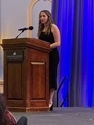 Averett Aviation Student Kyli Hewett Shares Message of Growth at Aerospace Gala