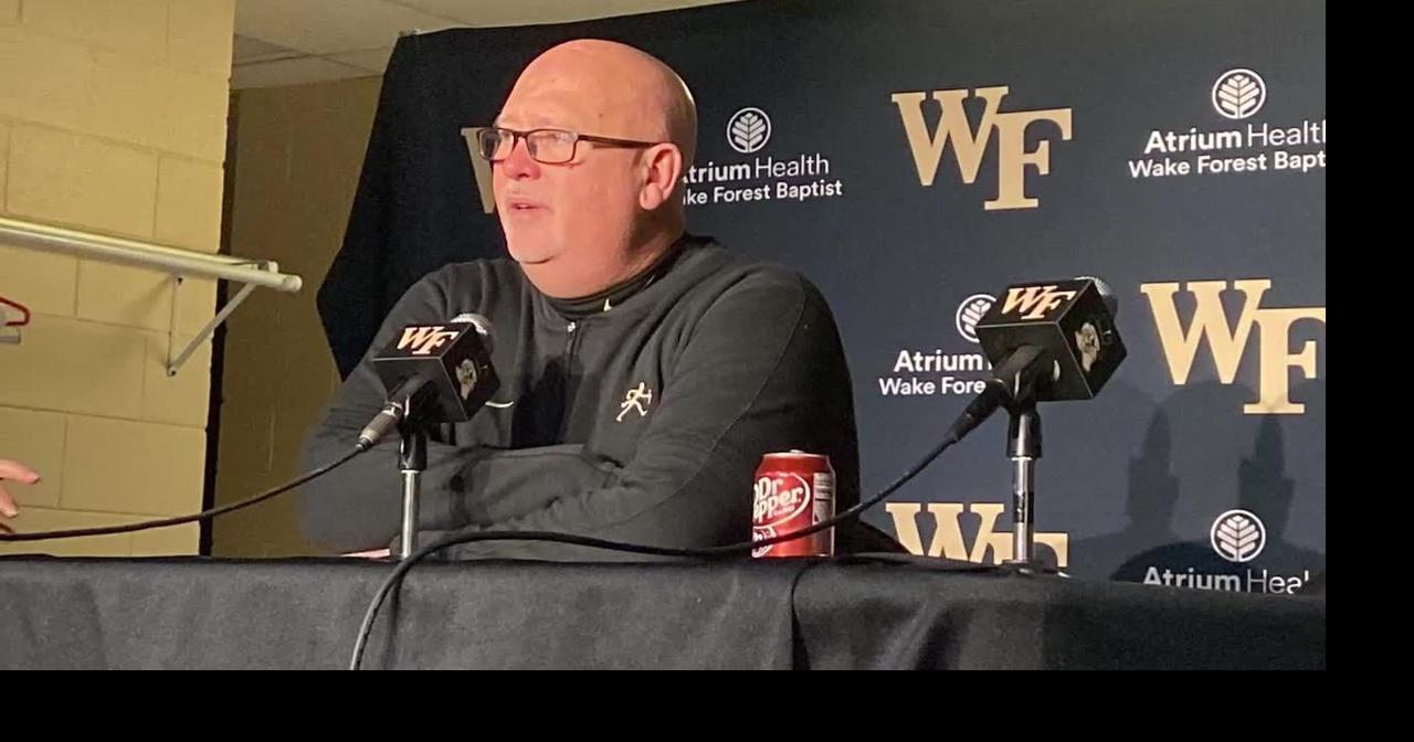 Coach Steve Forbes of Wake Forest and Andrew Carr talk about beating Clemson