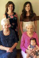 Five generations of the Sloop family