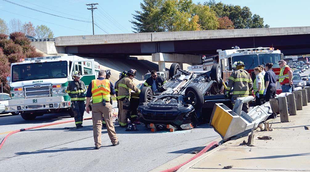 Three are freed from wrecked SUV in Wilkesboro about noon Friday News
