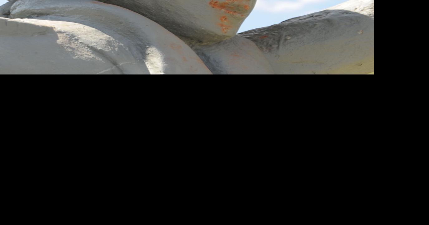 Arrest made for statue vandalism, van fire