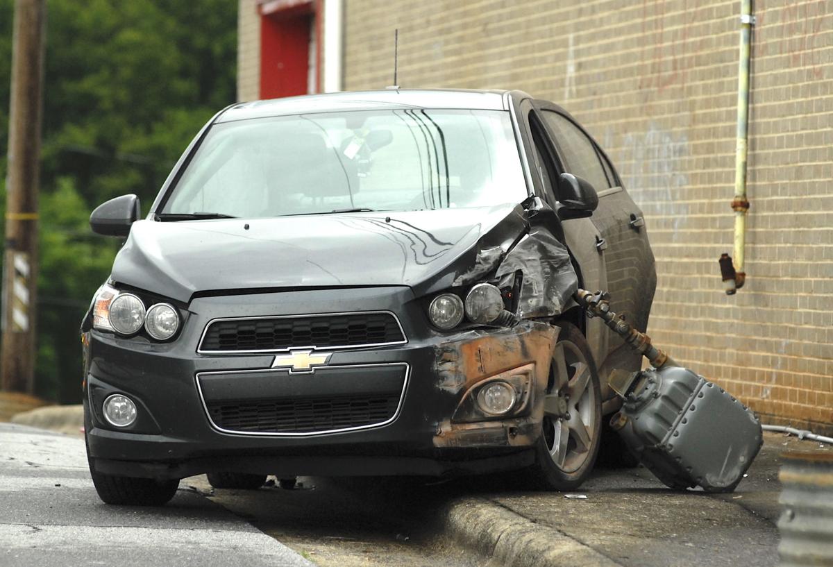 car knocks meter off