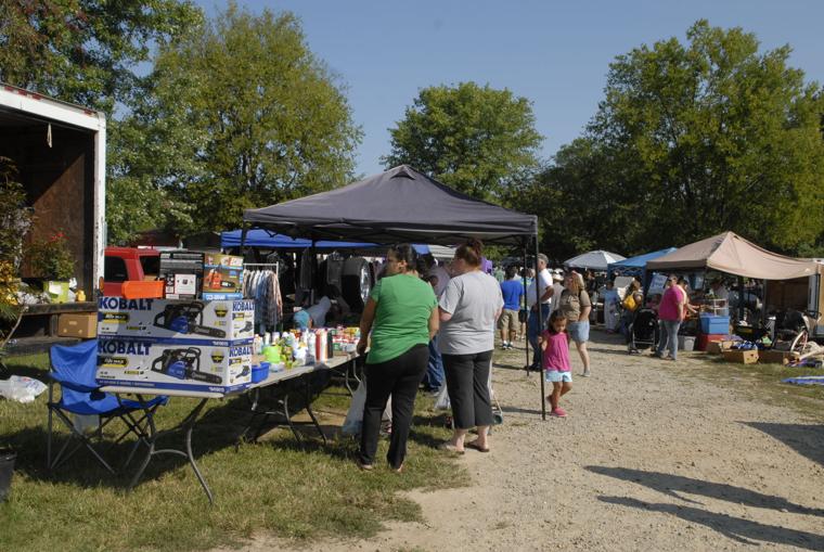 Cattle sale flea market in North Wilkesboro on Labor Day 2016