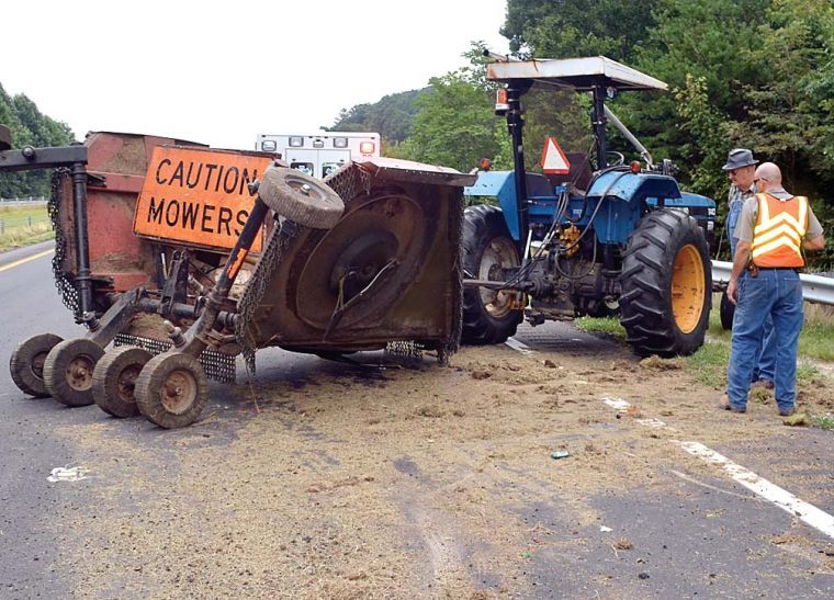 Two hurt when tractor hit Crimes Fires Accidents