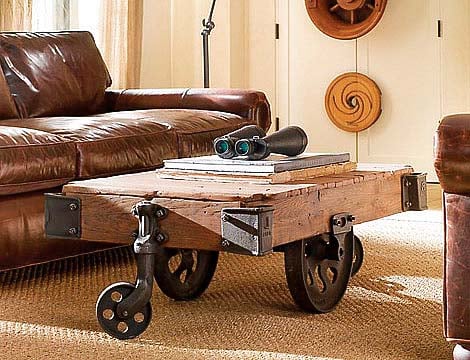 Lineberry Carts Get New Lives News, Old Railroad Cart Coffee Table