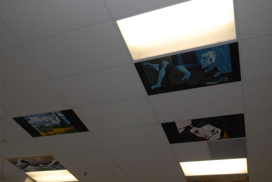 Ceiling Tile Paintings Journalpatriot Com