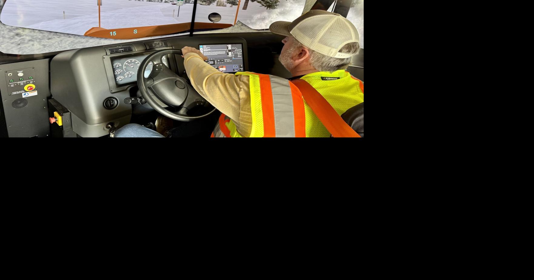 DOT drivers hone snow-clearing skills on simulator | News ...