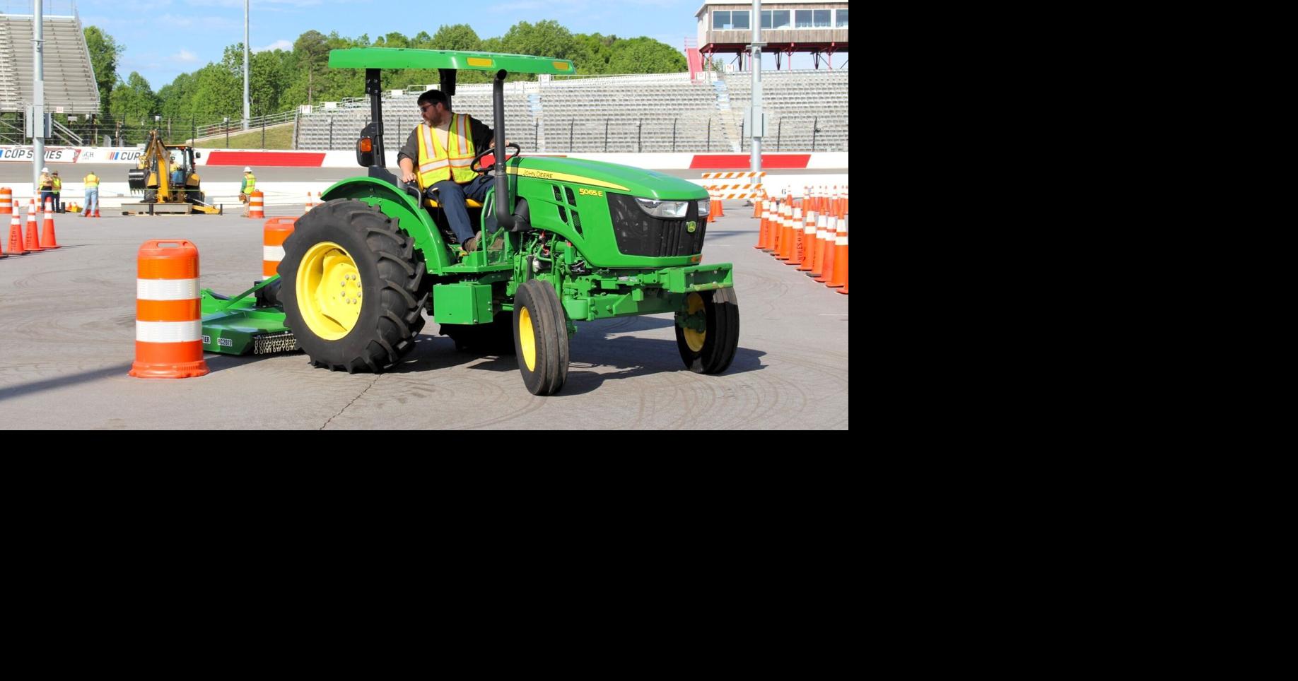 NCDOT workers compete on heavy equipment