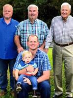 Five generations of the Garris family