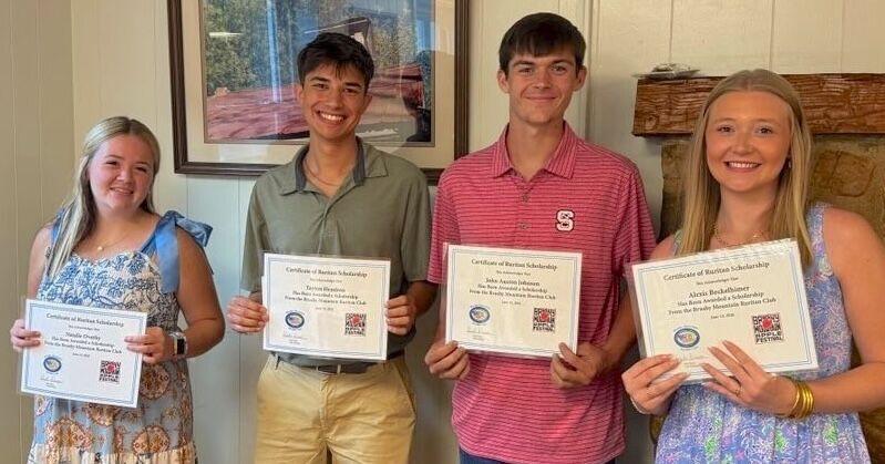 Brushy Mtn. Ruritan scholarships awarded