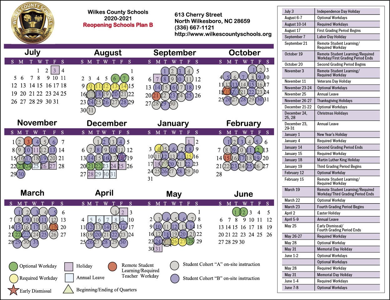 clinton township school district calendar
