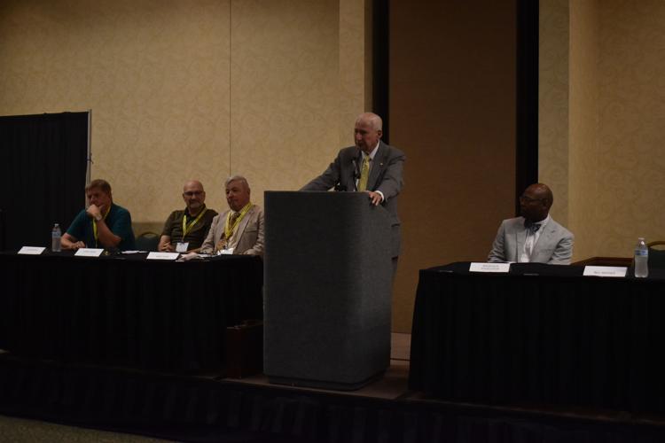 Former K-State coach Bill Snyder speaks at KARSP 2022 Convention