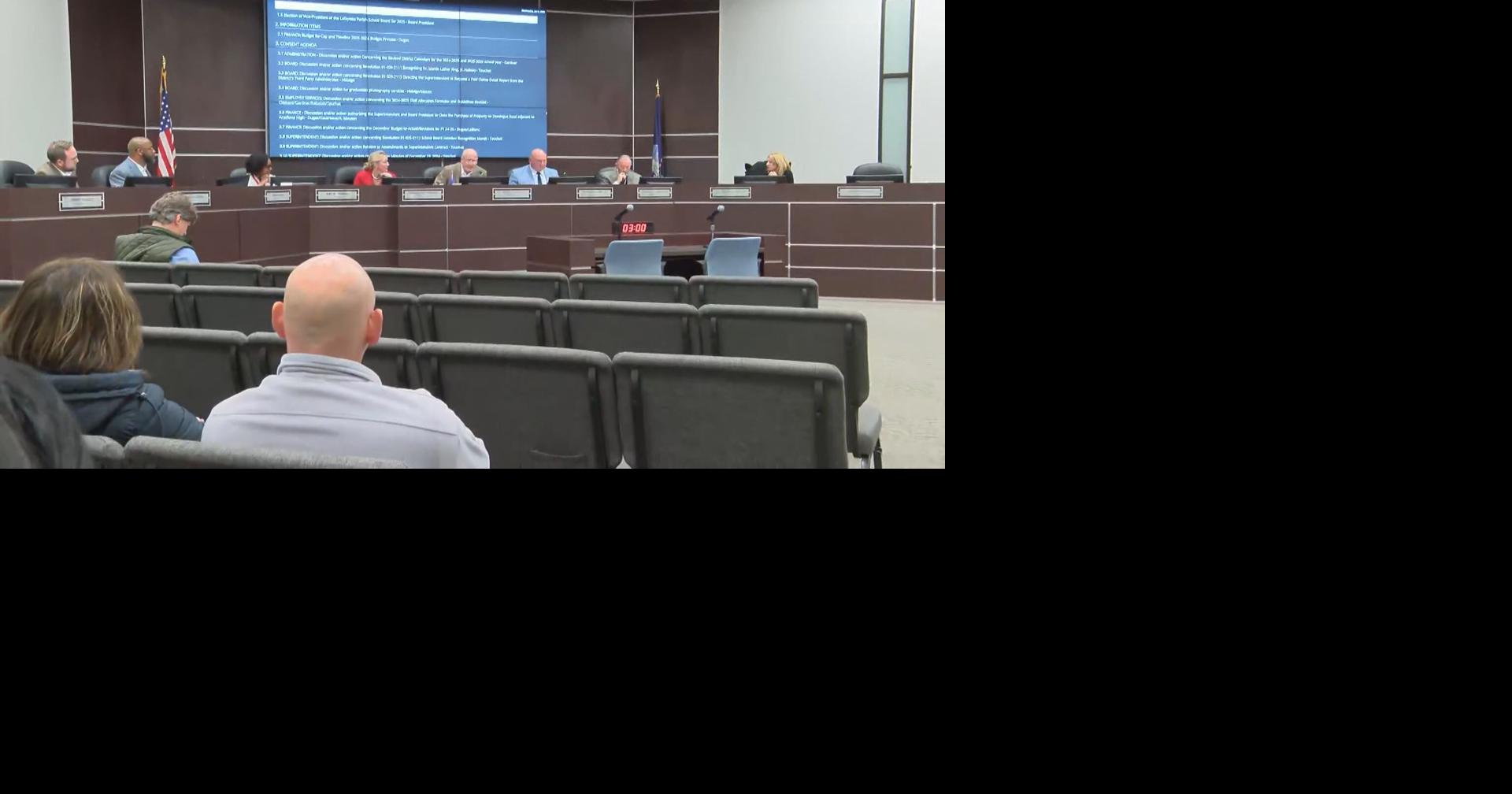 Lafayette Parish School Board meets amid PreK cuts; some parents