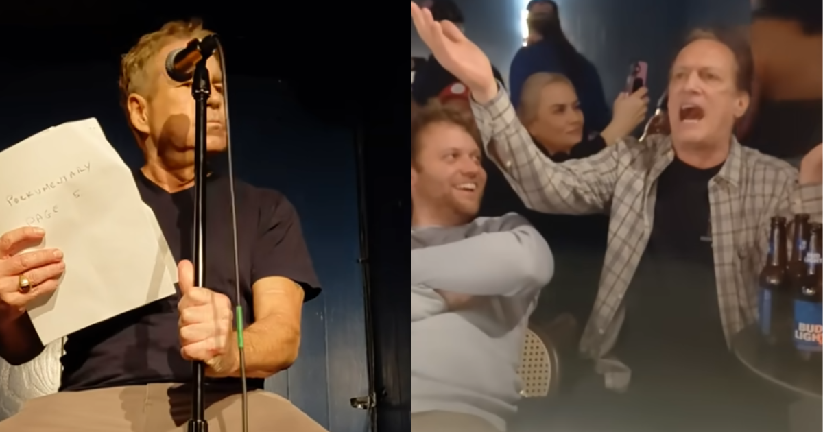 Comedy and violence bring former 90s shock jock Anthony Cumia and Howard Stern call screener 'Stuttering John' Melendez together at New York City club! Cumia assaults heckler; Melendez challenges former SNL writer Kevin Brennan to fight!