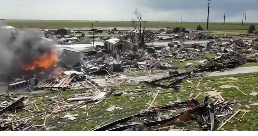 Tornado devastates Texas Panhandle town, killing 3 and injuring dozens