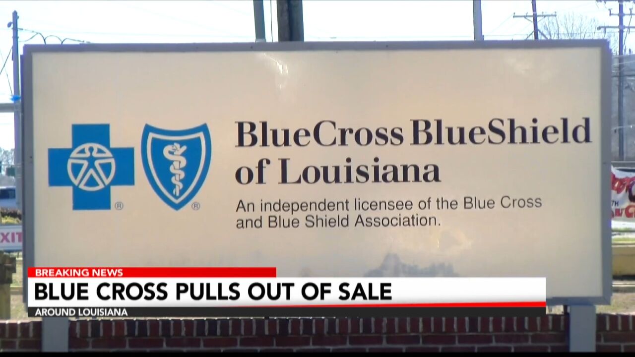 Blue Cross Blue Shield of Louisiana withdraws from plan to sell to Elevance Health