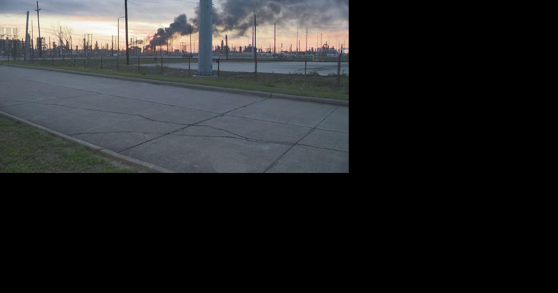 Oil refinery explosion and fire near Texas coast prompts shelter-in-place order that has been lifted