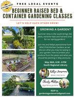 Garden Class Flyer May 26th