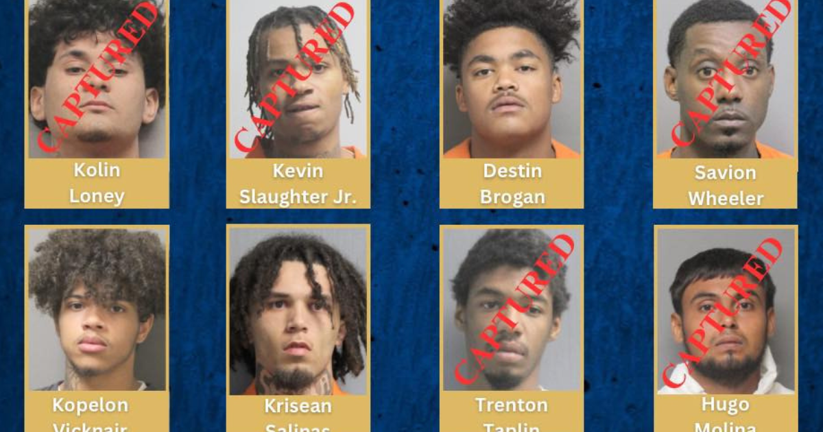 Manhunt underway for 3 of 8 Louisiana escapees