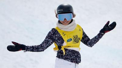 Chloe Kim at the 2021 Aspen Grand Prix