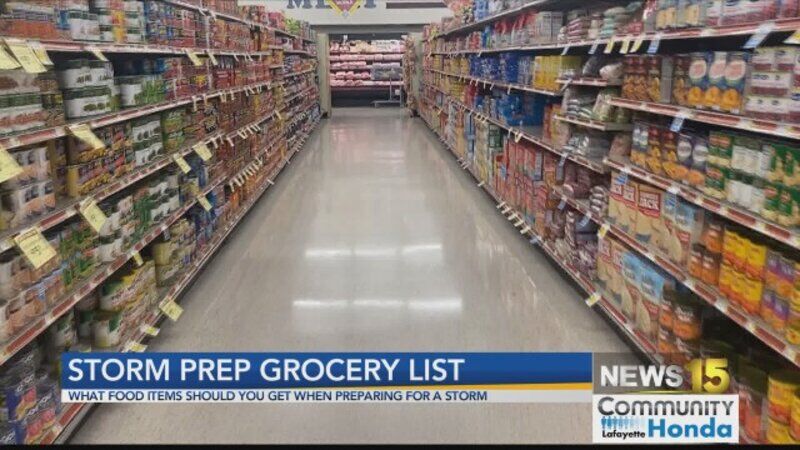 Storm prep: Here's what to have on your hurricane supplies grocery list