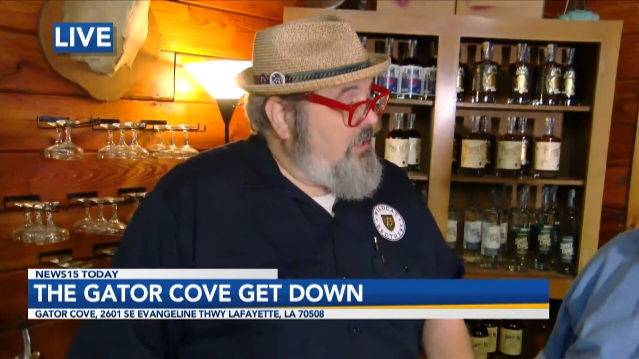 We're at Wildcat Brothers Distilling at Gator Cove with Tait Martin talking about Gator Cove Get Down