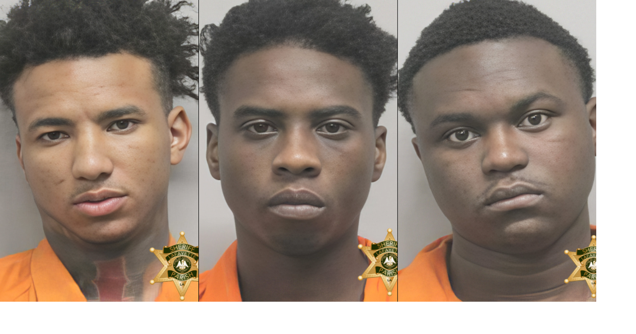 Trio arrested on drug and gun charges after traffic stop in Lafayette