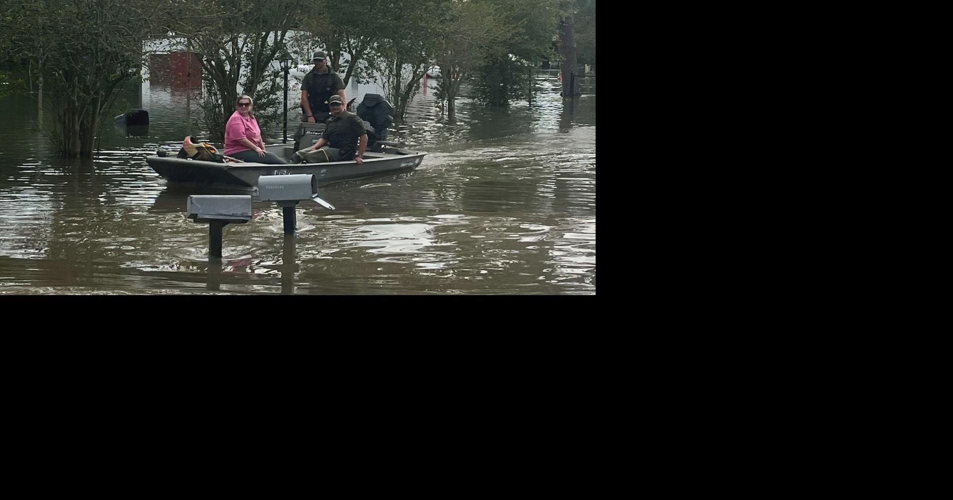 LDWF agents rescue 86 people, 20 pets from Avoyelles Parish floodwaters