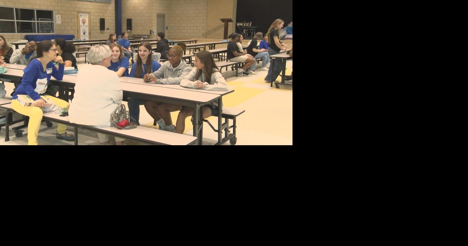 Scott Middle hosts final Community French Table of school year