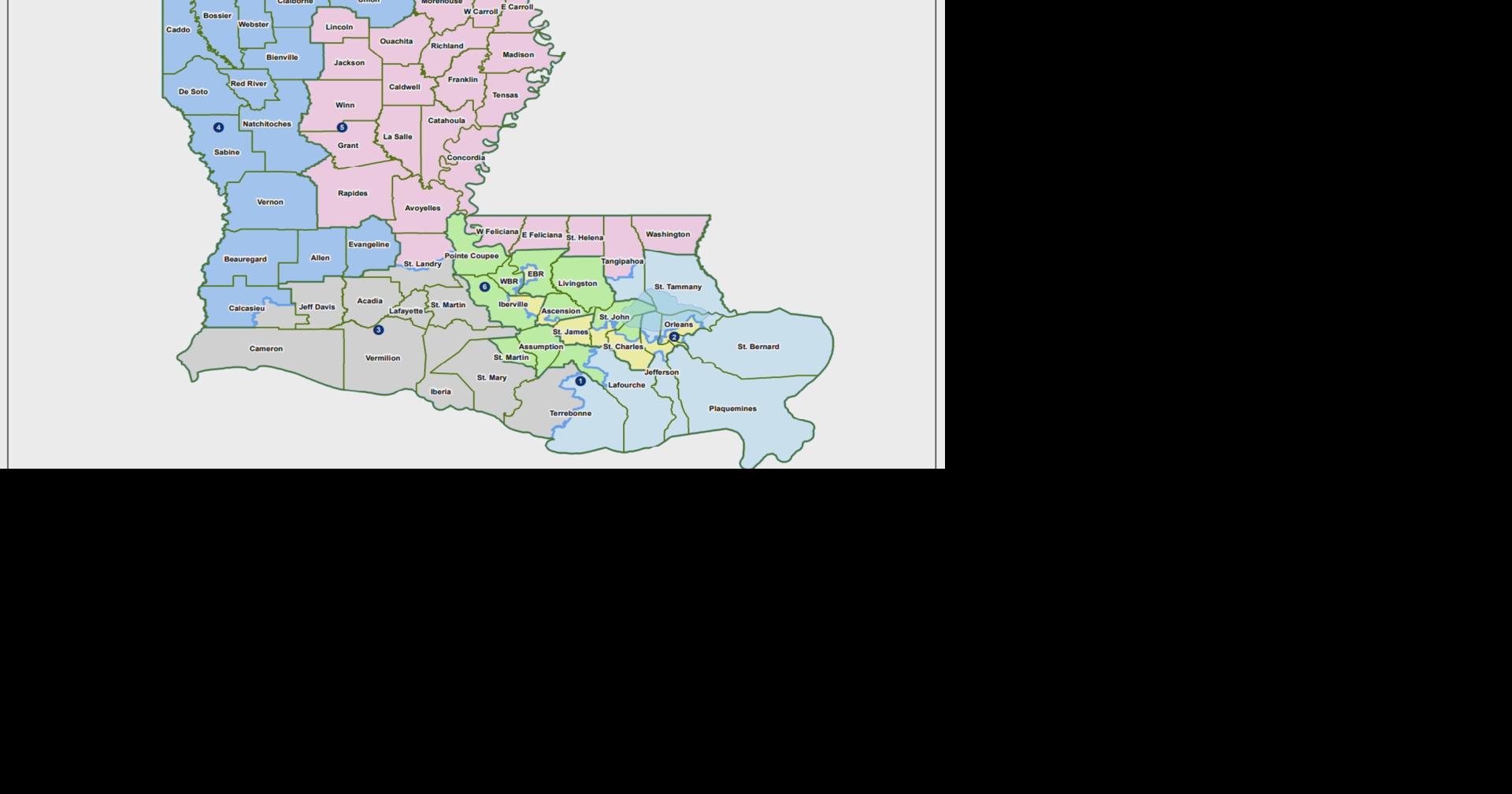 Louisiana House amends new congressional redistricting map; Senate must approve changes