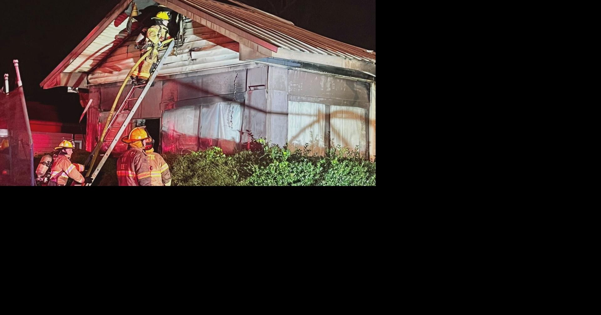 Lafayette house fire starts in fireplace; crews return later after