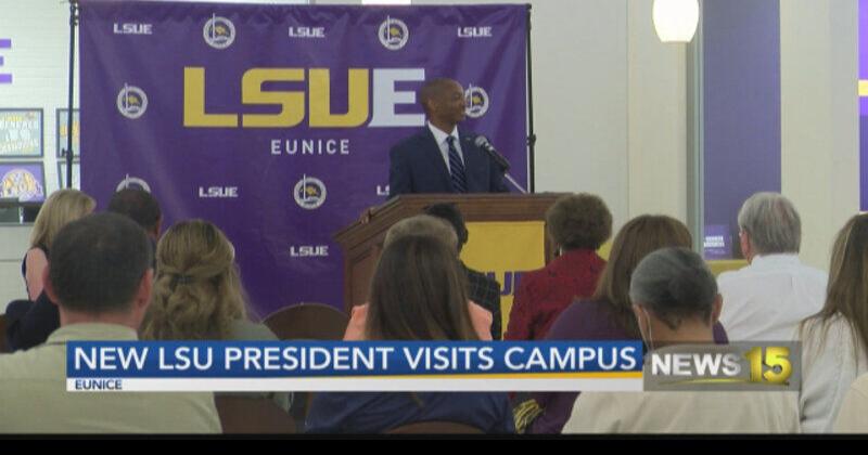 New LSU President Visits LSUE Campus | LSU | kadn.com