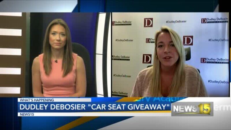 Dudley DeBosier Gives Away Free Car Seats Local kadn