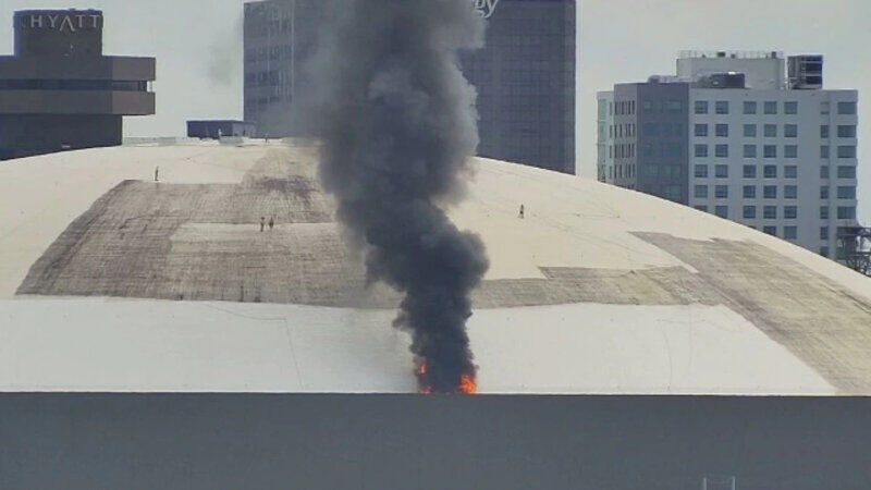 Fire at New Orleans Saints' Caesars Superdome stadium