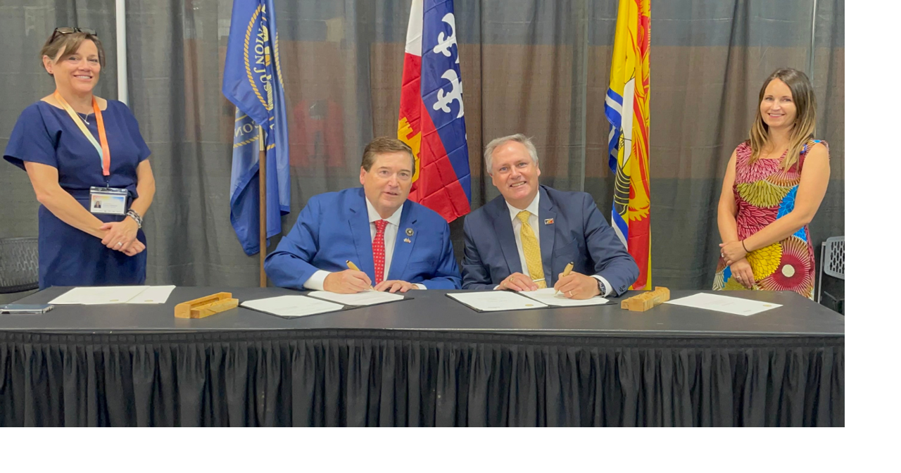 Lt. Gov. Nungesser re-signs accords with New Brunswick to wrap up visit ...