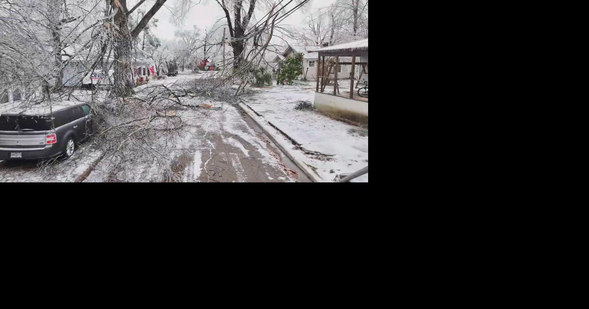 Winter storm causes damage, power outages in Mississippi