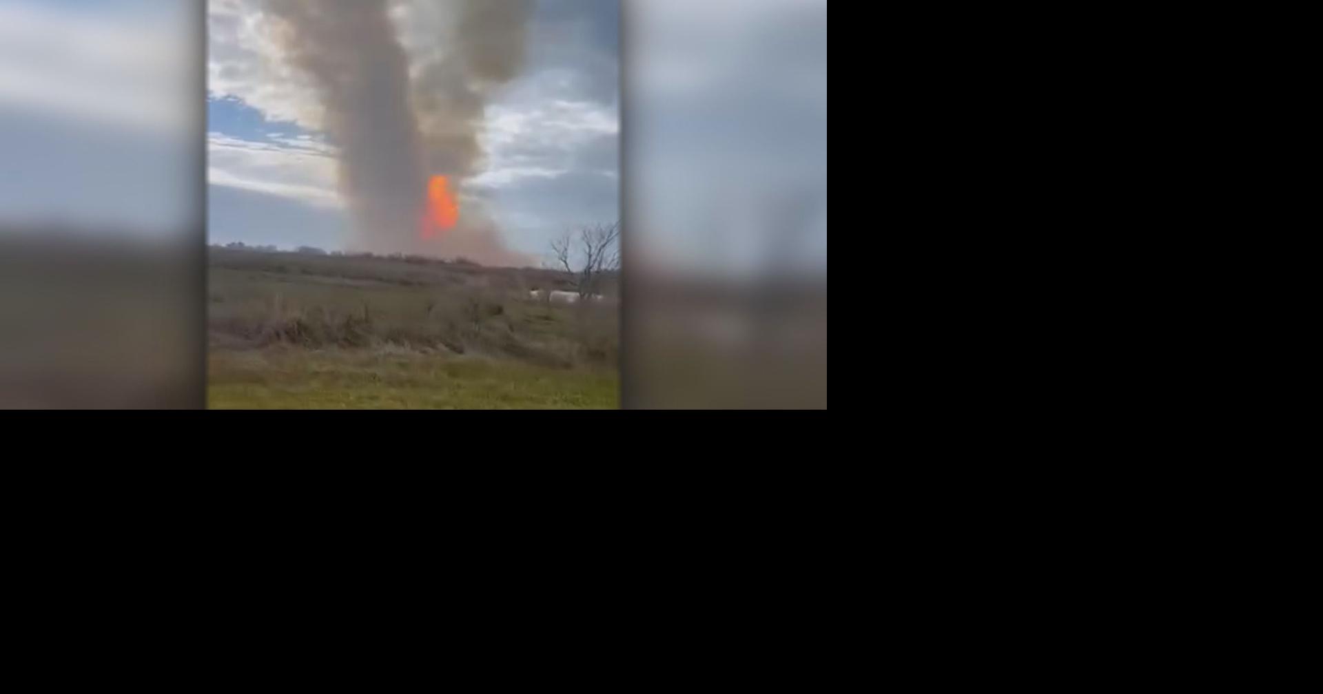 Natural gas pipeline explodes in Cameron Parish; one person injured